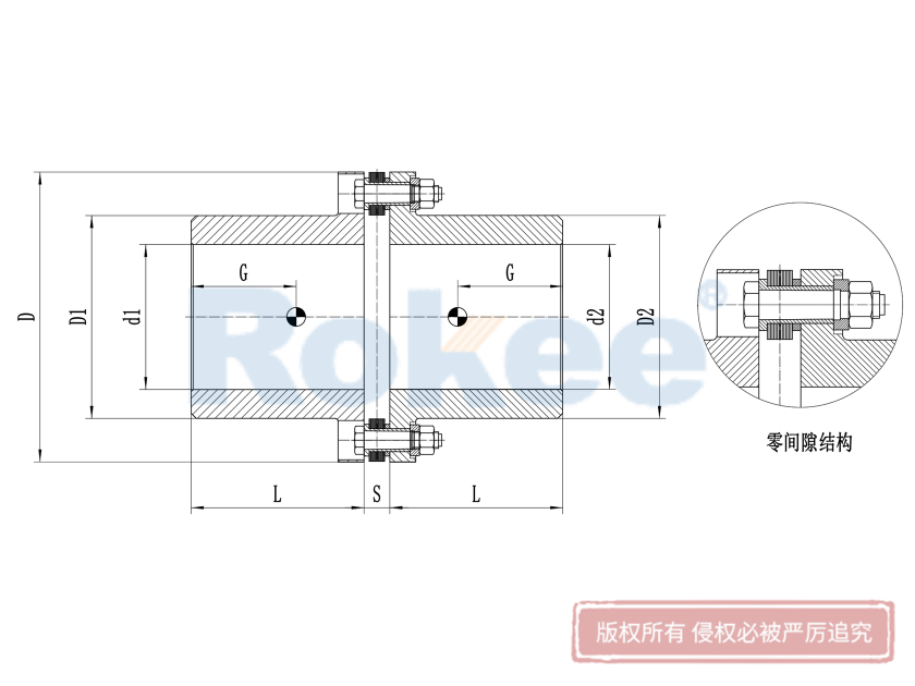 RLA標準單節(jié)膜片聯(lián)軸器