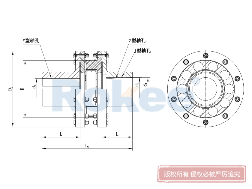 LMS(MLS)型雙法蘭梅花聯(lián)軸器